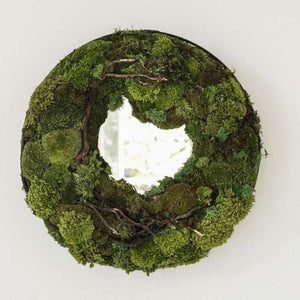 Dova Art Circle Moss Art, Living Moss Wall Art, Preserved Moss Art No Maintenance, Moss Pictures, Modern Moss Art Designs For Minimalist Homes by Dovaart.com