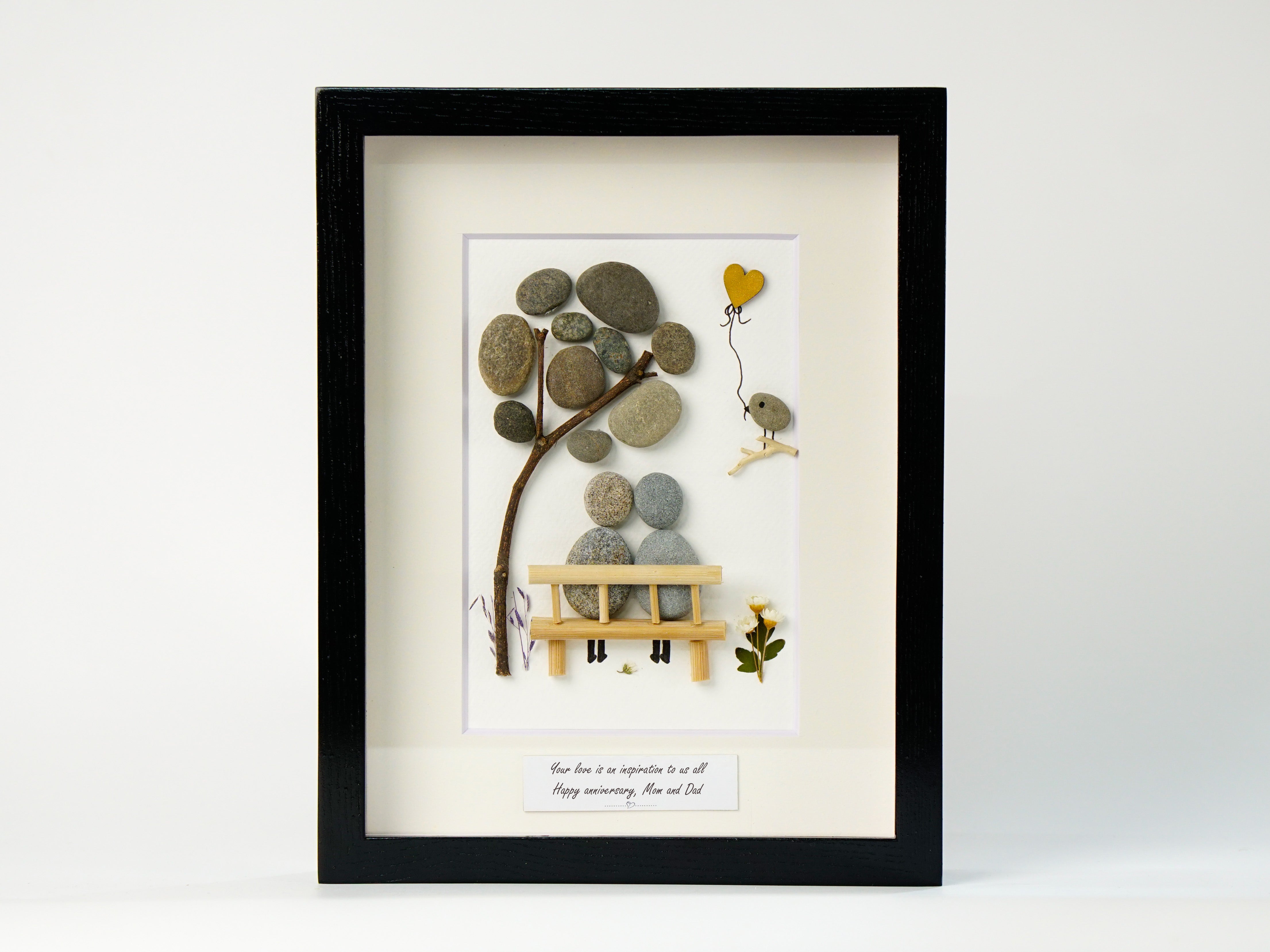 Inspiring Love Tribute for Mom and Dad's Anniversary Frame, Unique Gifts for Wedding Anniversary