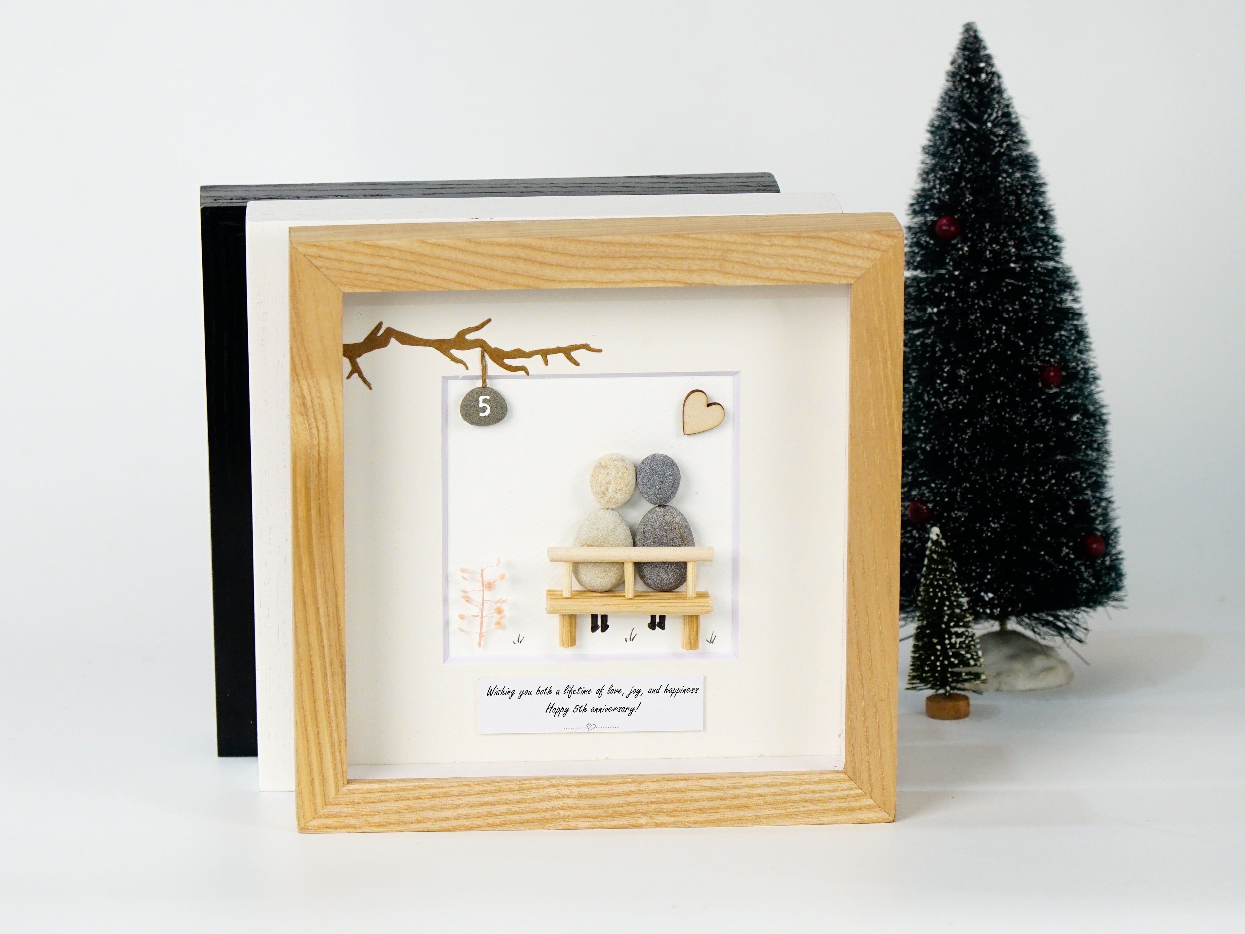 5th Anniversary Wishes for a Lifetime of Love and Joy for Parents, Wedding Anniversary Pebble Art For Parents