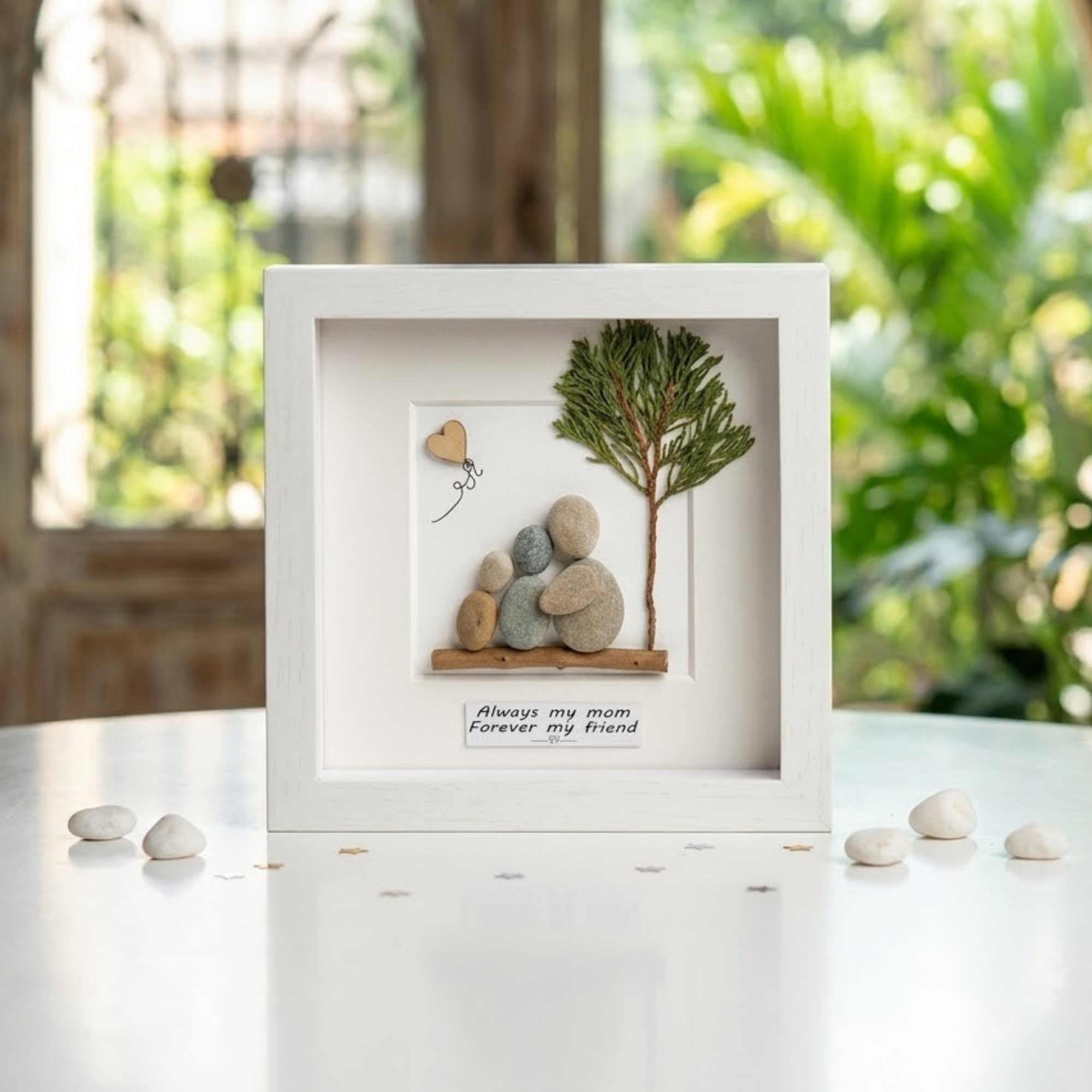 Personalized Framed Wall Art For Mom And Children, Mother's Day Gift, Birthday Mom Gift, Mother Day Gifts, Handmade Gift For Mom