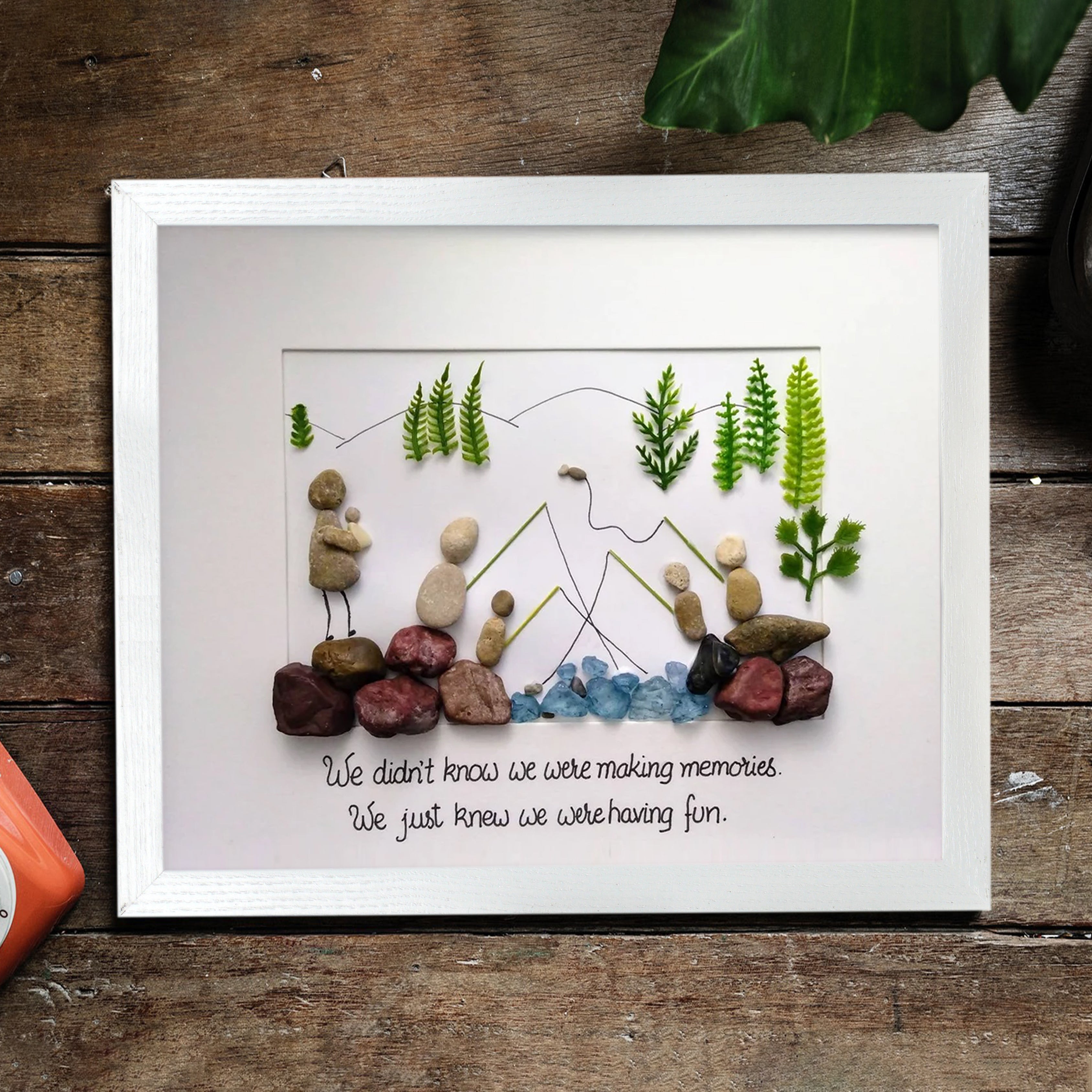Personalized Fishing Memories Frame, Handmade Chirstmas Gift for Dad, Gift For Dad, Personalised Gift Dad