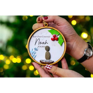 Handmade Christmas decorations Couple Under Cherry Blossom Tree by Dovaart.com