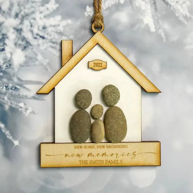 New Home New Beginning Personalized Christmas Ornament, Christmas Neighbor Gift by Dovaart.com