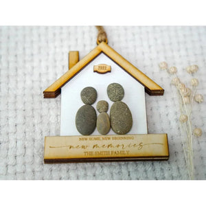 New Home New Beginning Personalized Christmas Ornament, Christmas Neighbor Gift by Dovaart.com