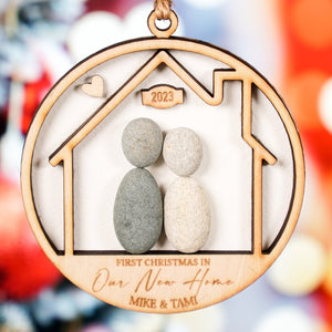 Personalized Couple First Christmas in New Home Ornament, Housewarming New Home by Dovaart.com