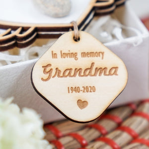 Personalized Memorial Ornament by Dovaart.com