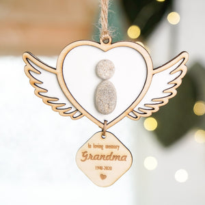 Personalized Memorial Ornament by Dovaart.com