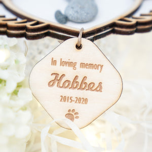 Personalized Memorial Pet Ornament by Dovaart.com