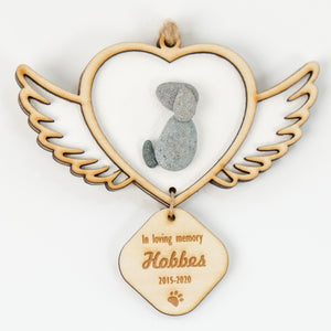Personalized Memorial Pet Ornament by Dovaart.com