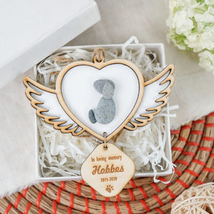 Personalized Memorial Pet Ornament by Dovaart.com