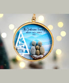 Capture the Magic of Family Love with Our Christmas Tree Pebble Ornaments by Dovaart.com