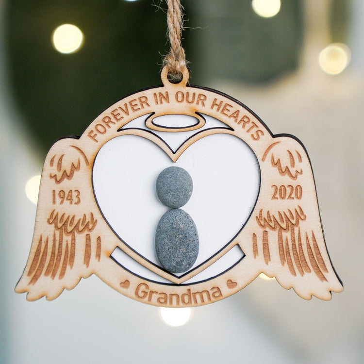 Personalized Memorial Ornament by Dovaart.com