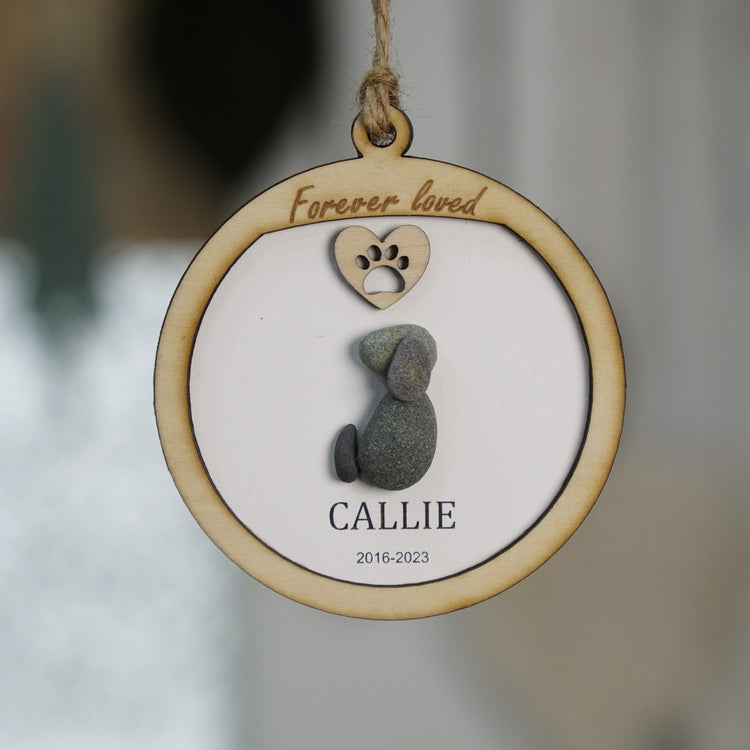 Personalized Pet Memorial Ornament by Dovaart.com