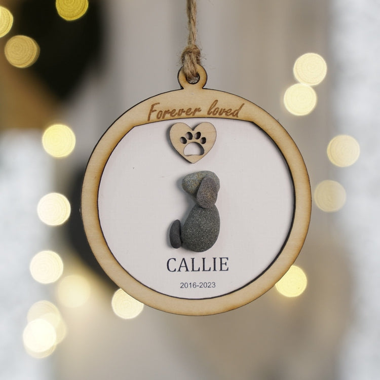 Personalized Pet Memorial Ornament by Dovaart.com