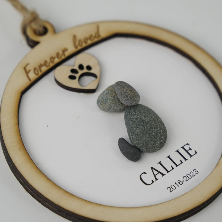 Personalized Pet Memorial Ornament by Dovaart.com