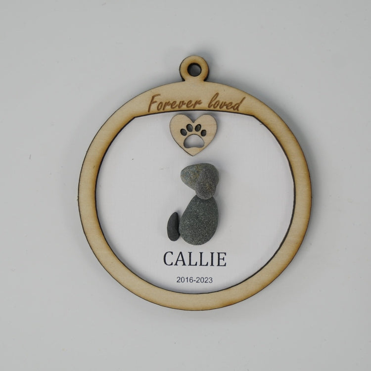 Personalized Pet Memorial Ornament by Dovaart.com